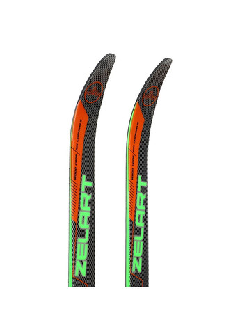 Ліжі бігові підліткові в комплекті з палицями (l-ліж-140см, l-палиці-120см, PVC чохол, кріплення регульоване, Zelart (361433750)