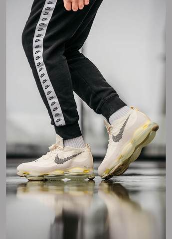 Бежеві Осінні кросівки чоловічі і жіночі nike air max scorpion fk beige | найк аір макс скорпіон фк бежевий No Brand