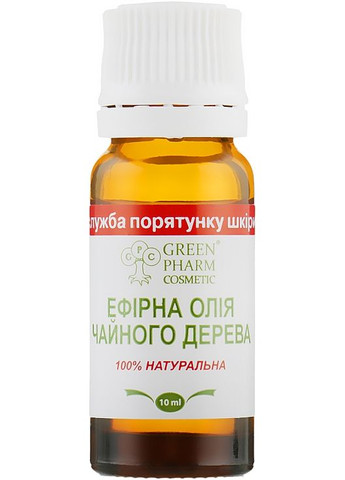 Эфирное масло чайного дерева 10ml (244153-31017443) Green Pharm Cosmetic (368638154)