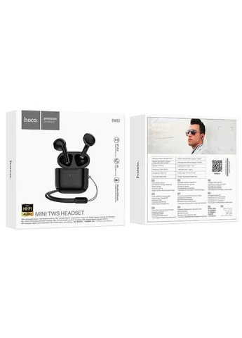 Беспроводные наушники TWS EW53 Black Hoco EW53 Lucky (388345439)