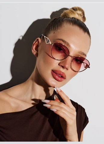 Тонированные очки для коррекции зрения в стиле Майбах +2.75 UV 400 Золото Ralph (341136768)