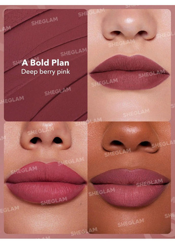 Стійка матова помада Dynamatte Boom - A Bold Plan Sheglam (364489602)