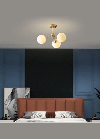 Люстра стельова на 3 лампочки 26376 Бронза 47-95х45х45 см. Sunnysky (364490815)