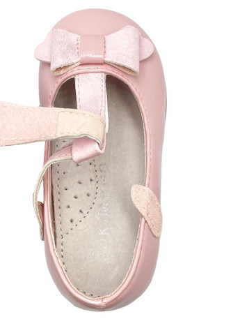 Розовые туфли на липучке Kimboo