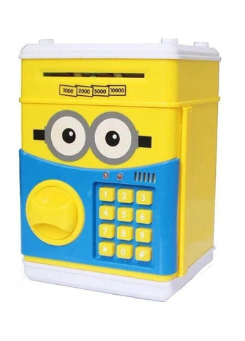 Дитяча скарбничка cейф електронна Minion з кодовим замком и купюроприймачем Банкомат для грошей UKC (299711819)