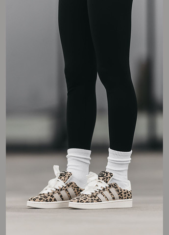 Кроссовки женские Adidas Campus 00s Leopard beige | Адидас Кампус бежевые No Brand бежевые всесезоны (315018959)
