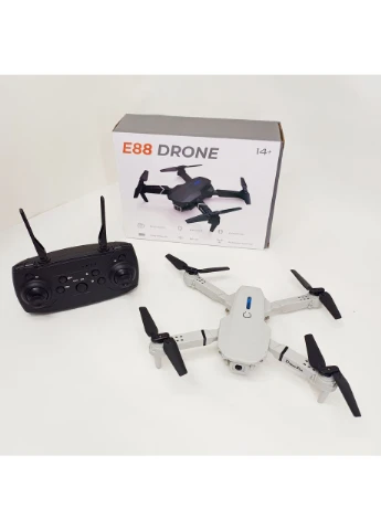 Квадрокоптер E88 мини дрон с HD камерой FPV до 20 мин полета 2 АКБ и КЕЙС No Brand (395708223)
