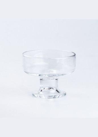 Креманки на ніжці скляні набір 6 штук по 190 мл прозорі креманки на ніжці TS Kitchen (315637555)