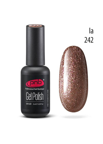 Гель-лак 242 (розовое золото с блестками) PNB (351582124)