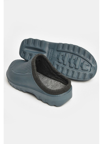 Галоши мужские без задника на флисе синего цвета Let's Shop (361658501)