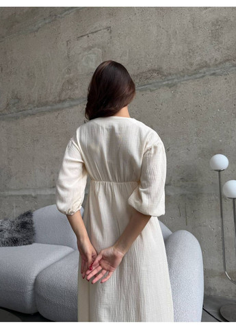 Світло-бежева святковий сукня Vione однотонна