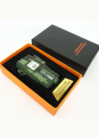 Запальничка імпульсна JL317 Explorer, Вітрозахисна запальничка, Запальничка юсб з гравіюванням No Brand (386241484)
