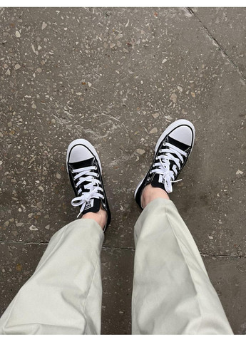 КЕДИ ЖІНОЧІ CONVERSE CHUCK TAYLOR ALL STAR PLATFORM BLACK WHITE КОНВЕРС No Brand чорні демісезони (369390764)