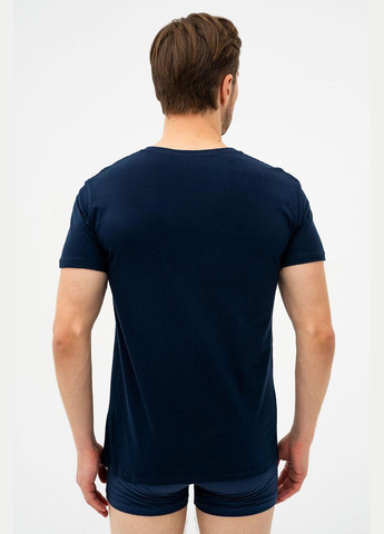 Синяя футболка мужская 3xl navy blue (синий) (арт 202 new) Cornette