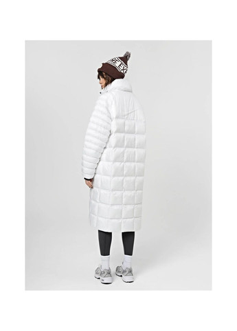 Белая женская парка nsw essntl prima pka white Nike