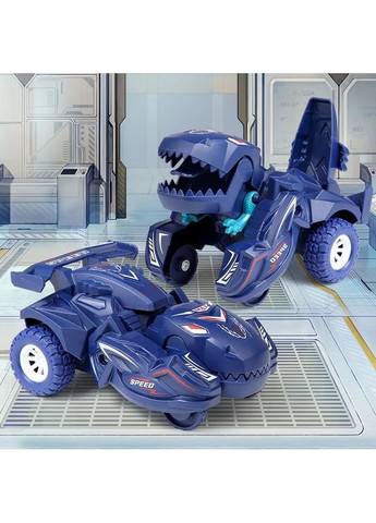 Трансформирующая машинка-динозавр – инерционная игрушка с автоматическим преобразованием. Подарок для мальчиков! No Brand (370677232)