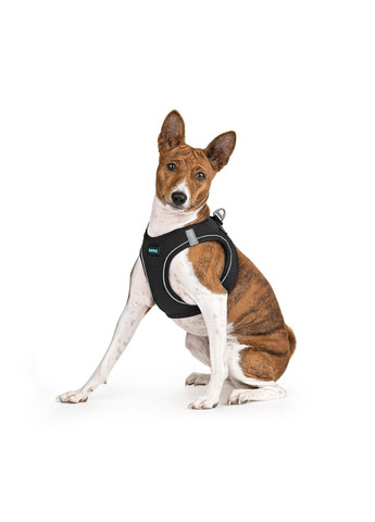 Нагрудник AirComfort (шия 24-28см)(груди 28-32см) 2-4кг, 2XS, Чорний Happet (353687709)