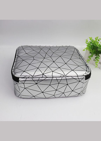 Органайзер косметичка ZY-0122 Silver для хранения косметики компактный бьюти бокс 2шт MIRRAND (352011410)