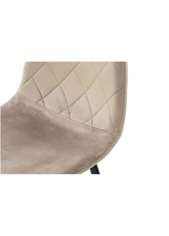Кухонний стілець Мікс Amber-L велюр Бежевий/Чорний 855213-01 855213 Мікс меблі (355468187)