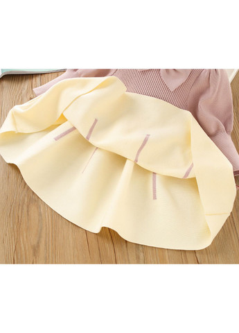 Пудрова тепла сукня No Brand (311671172)