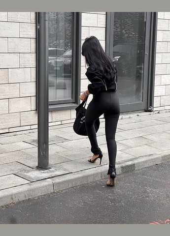 Комбінезон жіночий No Brand комбінезон-брюки однотонний чорний спортивний, повсякденний, кежуал, джинсовий