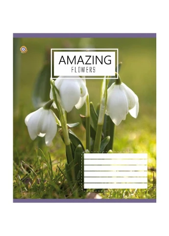 Зошит 60 арк. лінія "ЗУ" / Amazing Flowers 1 Вересня (342416011)