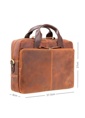 Мужская кожаная сумка Hugo с отд/для ноутбука 13" Havana Tan/Merlin (TC82 TAN/MLN) Visconti (326055607)