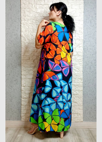 Чорна повсякденний, кежуал сукня а-силует Natalia Fashion