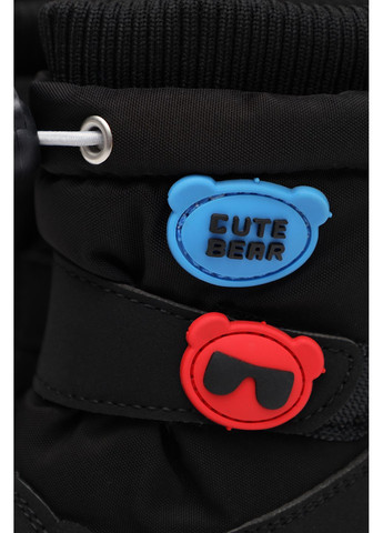 Черные зимние дутики для мальчика цвет черный cb-00279544 Yuki