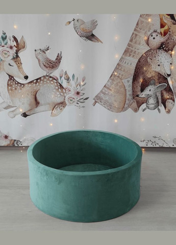 Сухой бассейн с шариками зеленый No Brand (326599454)