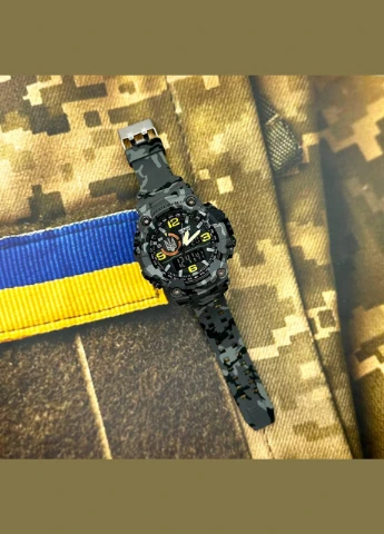 002CMGYUASI Трезубец серебро Серый камуфляж + Коробка. Patriot (335076040)