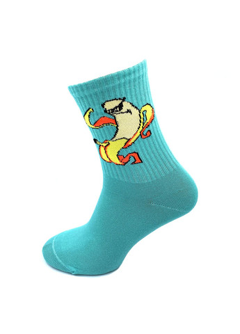 Комбинированные носки мужские, с высокой резинкой. бананы. комплект из 3х пар. цвет: цветной микс. Крокус бананы (334718241)