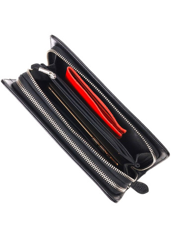 Оригінальна чоловіча барсетка на два відділення з натуральної зернистої шкіри 21567 Чорна Canpellini (331908147)