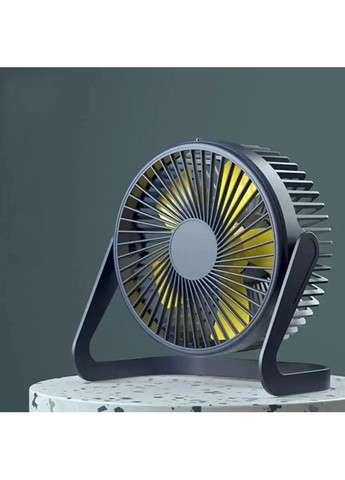 Портативный вентилятор настольный с регулировкой на 360° USB Blue No Brand (365721853)