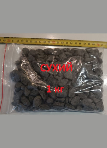 Грунт 23 декоративный галька базальт Черный пепел 520 мм, 1 кг Resun (278308563)