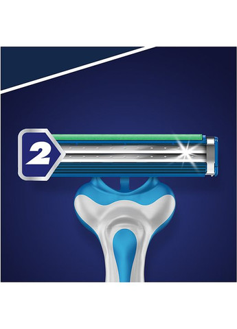 Набір одноразових станків для гоління, 4шт Blue II Maximum 4шт (36347-54645) Gillette (365800450)