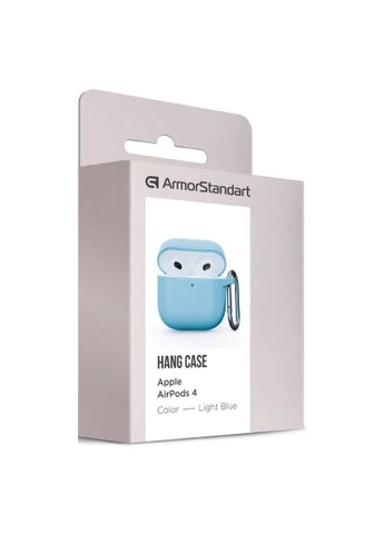 Чехол для наушников (ARM81283) ArmorStandart Hang Case для Apple AirPods 4 Light Blue (389132483)