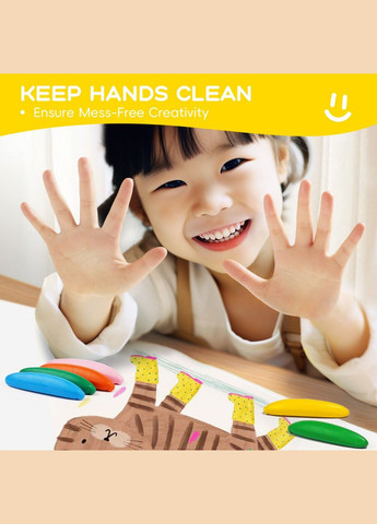 Натуральні воскові безпечні олівці крайони, що миються Бананчики 12 кольорів ( JA96659 ) для малят від 1 року Mirola (338435294)