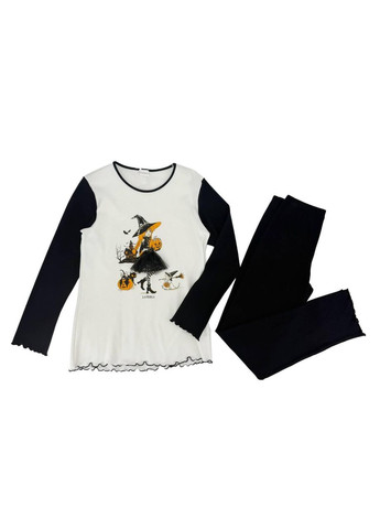 Чорна піжама, арт. 55951, halloween 12 років, 152 см La Perla