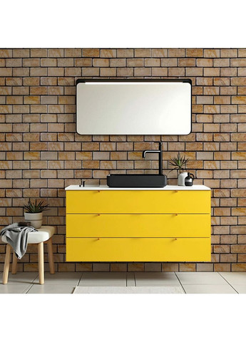 Декоративная ПВХ панель кирпич 960х480х4мм Коричневый мрамор love-shopping Sticker Wall (355798688)