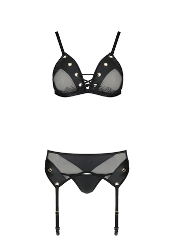Чорний демісезонний nessy set black Passion