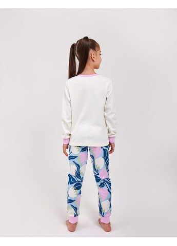 Молочная пижама молочный Smil