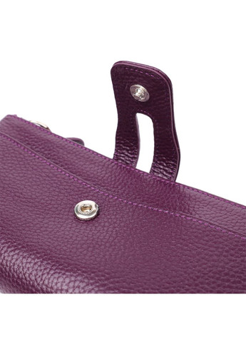 Яркий женский кошелек из натуральной кожи 20873_1 Фиолетовый Canpellini (362588735)