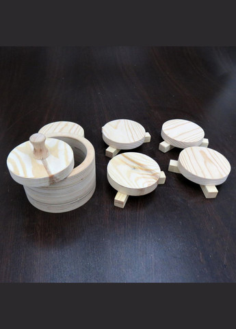 Набір прес-форма для суші Циндао 1 + 4 основи (ДДП-1040700) No Brand (326602027)