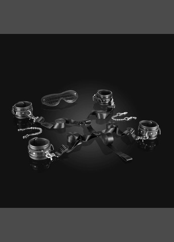 Набор для фиксации на кровати Temptation Underbed Mattress Restraint Kit + маска Liebe Seele (335394303)