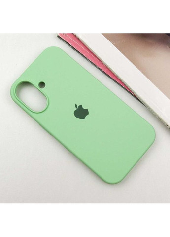 Чохол Silicone Case Full Protective (AA) для Apple iPhone 16 (6.1\") Фісташковий Epik (372845931)