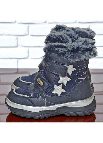 Зимові черевики для дівчинки на вовні,зимові дутики для дівчинки,зимові черевики на липучках Клібі Clibee (365699787)