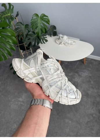 Кроссовки женские Balenciaga 3XL Extreme Lace White Silver | Баленциага 3XL Экстрим белые No Brand белые демисезоны (354700429)