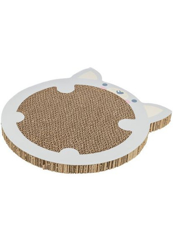 Царапка картонная в форме хомяка с кошачьей мятой для котят 31х2,5х32,5 см светло-серая Trixie (349823075)