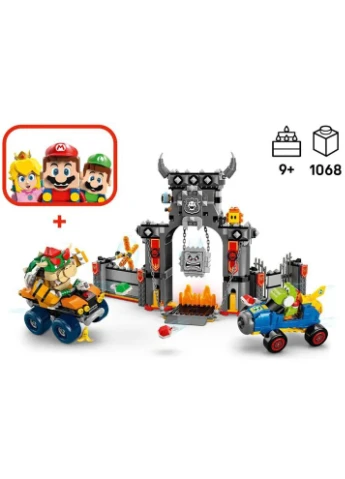Конструктор Конструктор Super Mario Mario Kart – Bowser та його замок (72039) Lego (351363575)